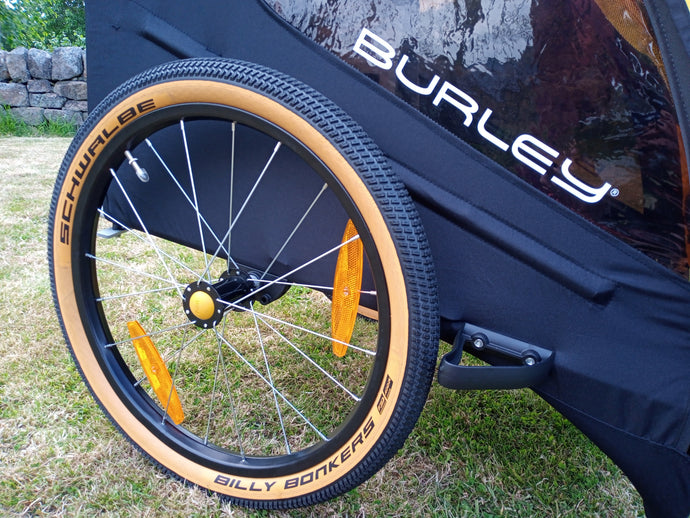 Are you looking for a larger tyre for the Burley Trailers to improve handling and comfort?