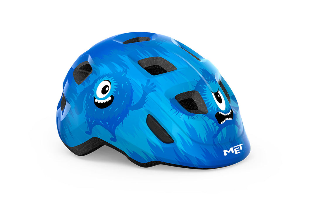 Met Hooray Kids Helmet- Blue Monsters