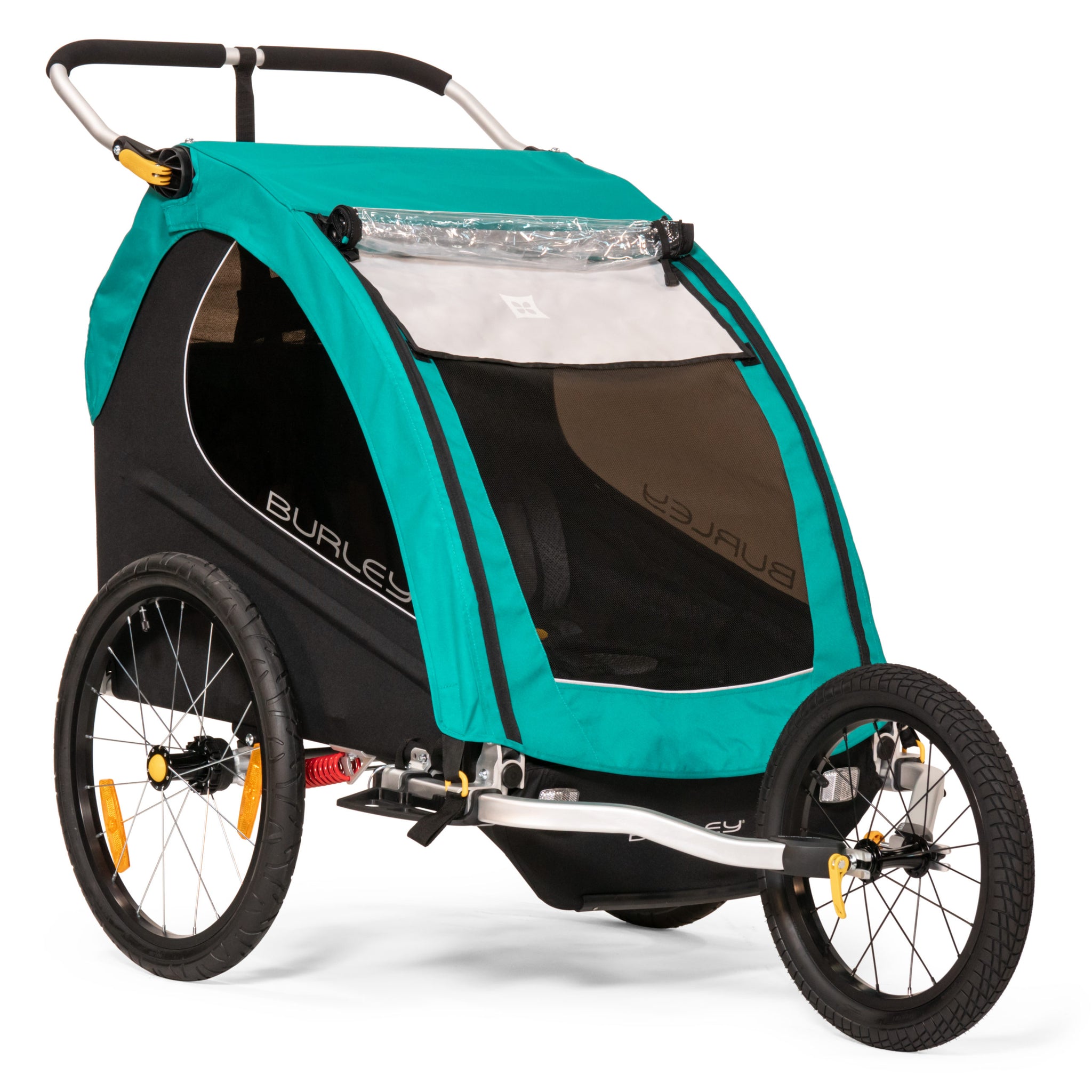 Double jogging store stroller bike trailer