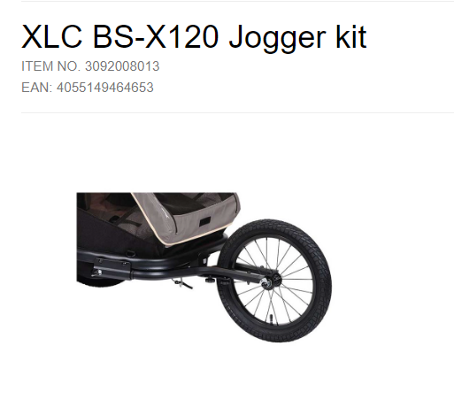 XLC Kids Trailer Jogger Kit