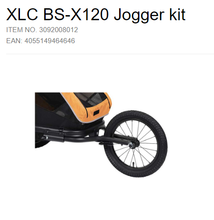 Load image into Gallery viewer, XLC Kids Trailer Jogger Kit
